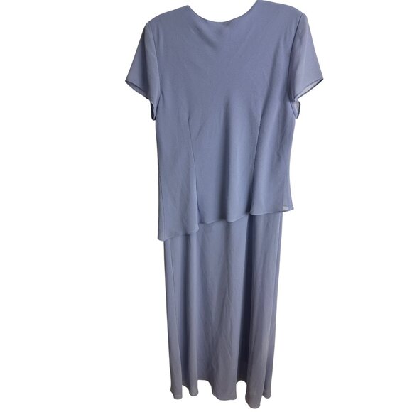 Studio 1 Women's Pull On Dress  Blue Size 14 - Picture 2 of 6